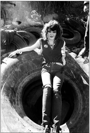 Exene Ruby Ray punk photograph