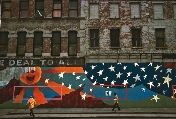 Deal to All, E. 14th St - Union Square Park, 1979, photograph by Philip Pocock