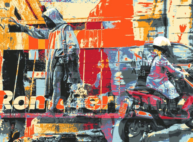 Termini serigraph by Shay Culligan